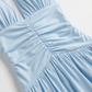 Casual Everyday Maxi A-Line Polyester Chic Halter Neck Solid Sleeveless Dress - Wholesale Dresses Low MOQ - MYTHSIS
