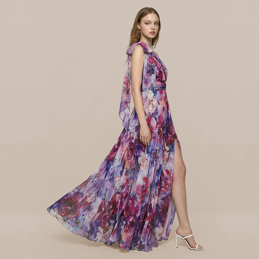 Vacation Maxi A-Line Chiffon Boho Dress - MYTHSIS