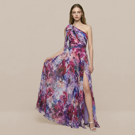 Vacation Maxi A-Line Chiffon Boho Dress - MYTHSIS