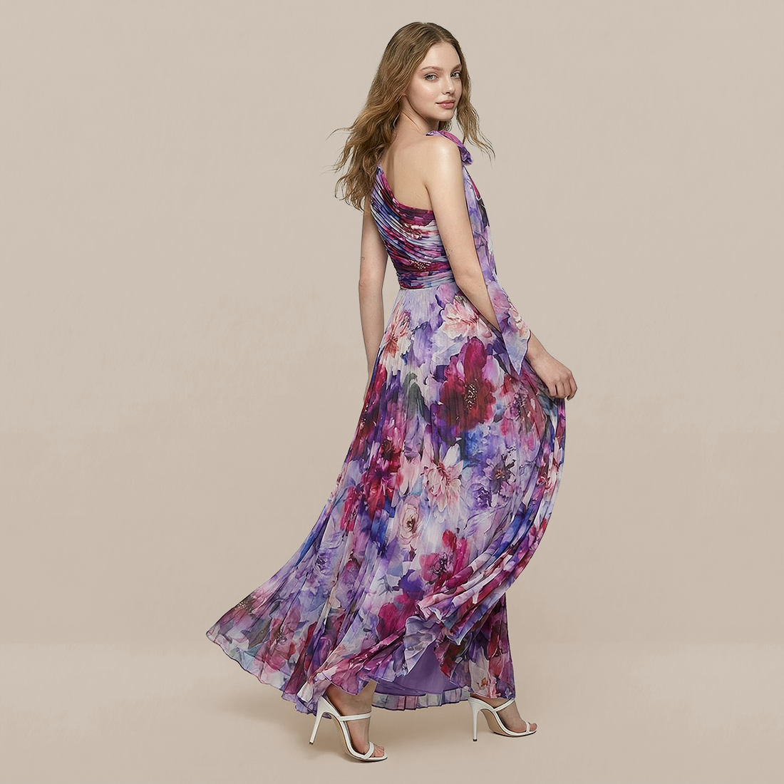 Vacation Maxi A-Line Chiffon Boho Dress - MYTHSIS