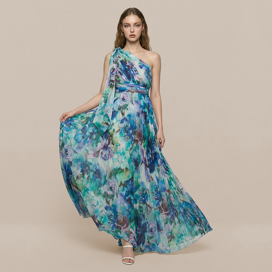 Vacation Maxi A-Line Chiffon Boho Dress - MYTHSIS