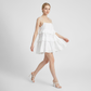 Date Night Mini Tiered Cotton Simple Off-shoulder Dress - Wholesale Dresses Low MOQ - MYTHSIS