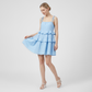Date Night Mini Tiered Cotton Simple Off-shoulder Dress - Wholesale Dresses Low MOQ - MYTHSIS