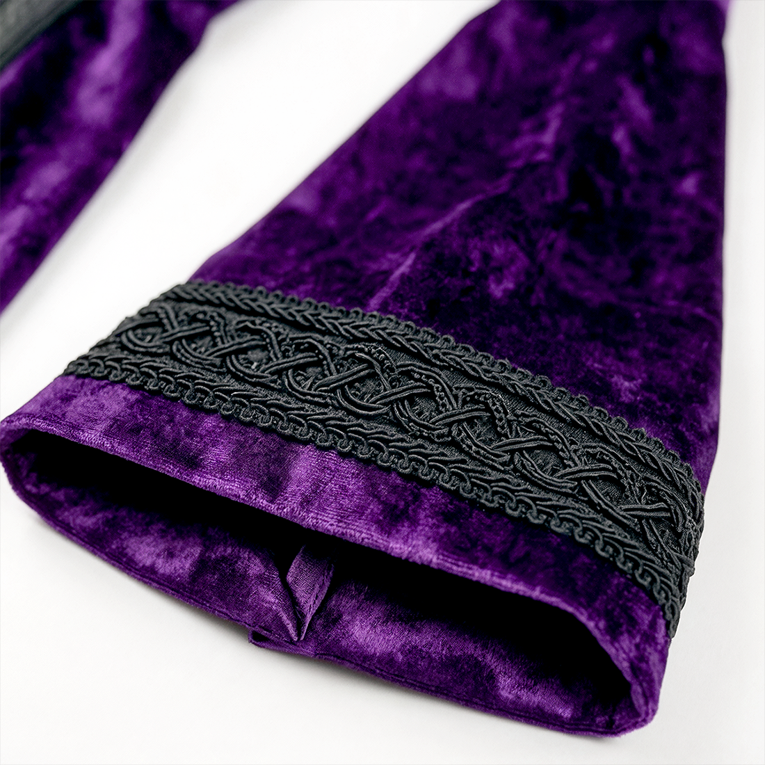 Wholesale Women's Medieval Hooded Velvet Long Costume Dress