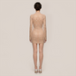 Date Night Mini Bodycon Knit Sexy Square Neck Rhinestone Long Sleeve Dress - MYTHSIS