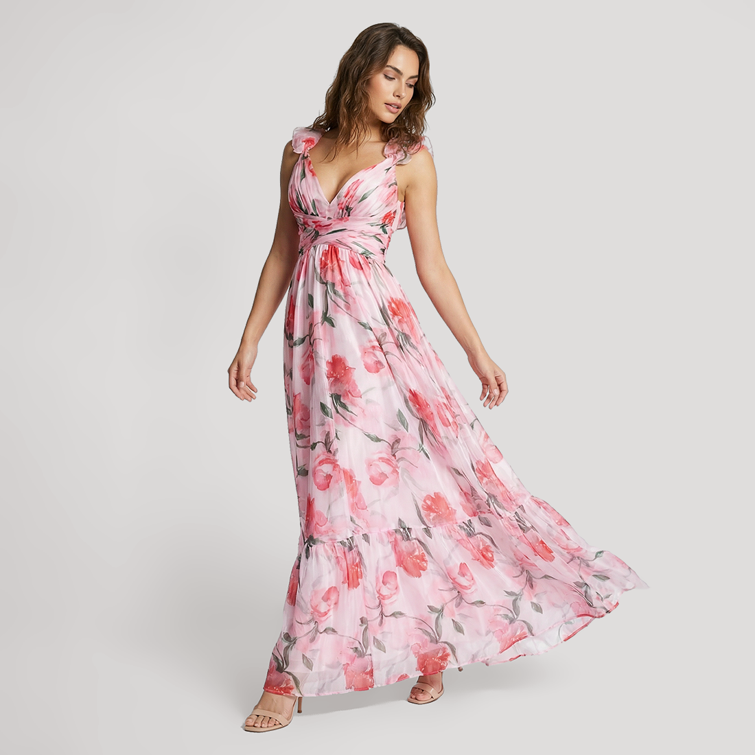 Vacation Maxi A-Line Organza Bohemian Dress - MYTHSIS