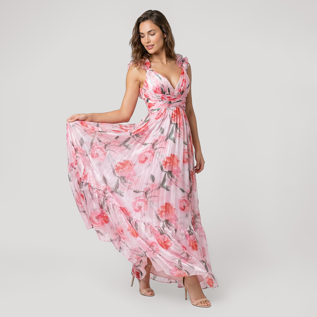 Vacation Maxi A-Line Organza Bohemian Dress - MYTHSIS