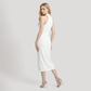 Work & Office Maxi Shift Polyester Minimalist Dress - MYTHSIS
