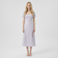 Vacation Midi A-Line Chiffon Romantic Floral Slit Dress - MYTHSIS