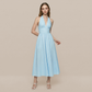 Casual Everyday Maxi A-Line Cotton Simple High waist Dress - MYTHSIS