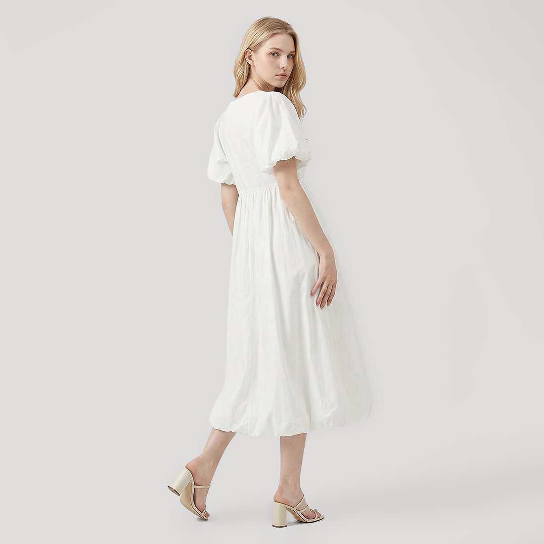 Casual Maxi A-Line Cotton Simple Dress - MYTHSIS