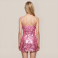 Party & Event Mini Bodycon Sequin Satin Off-Shoulder Dress - MYTHSIS
