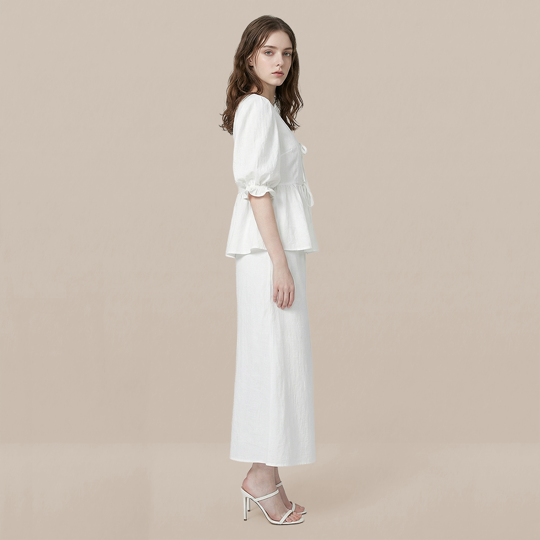 Vacation Boho Linen Two-Piece Set - MYTHSIS