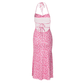Date Night Midi Slip Dress Chiffon Feminine Dress - MYTHSIS