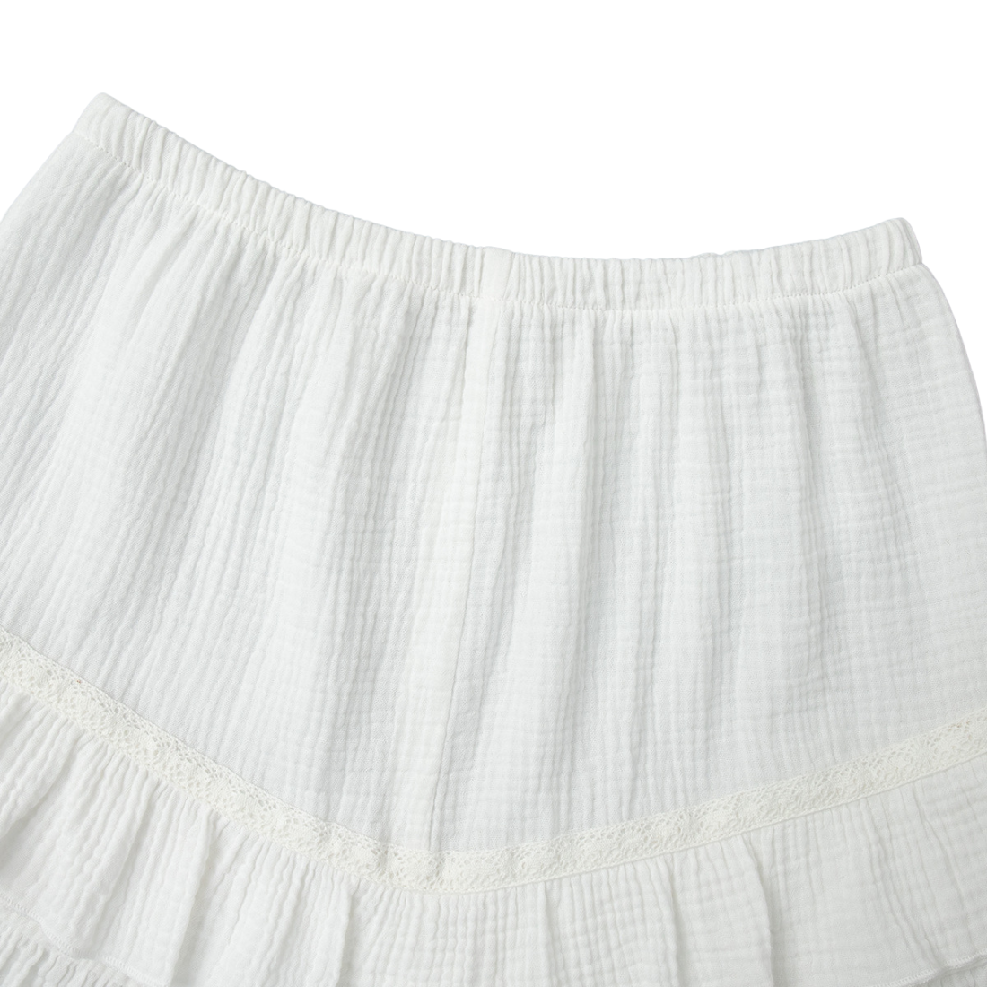 Casual Mini A-Line Cotton Simple Two-Piece Short Set - MYTHSIS