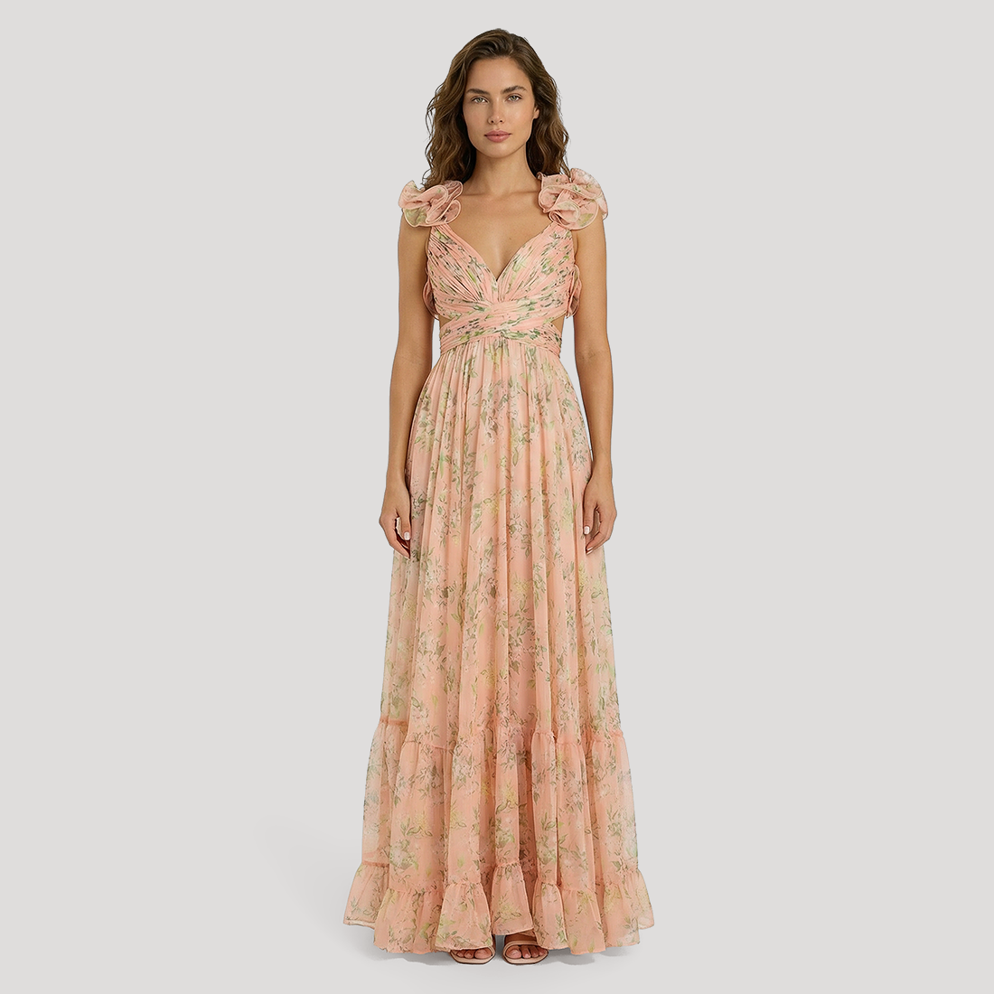 Vacation Maxi A-Line Organza Bohemian Dress - MYTHSIS