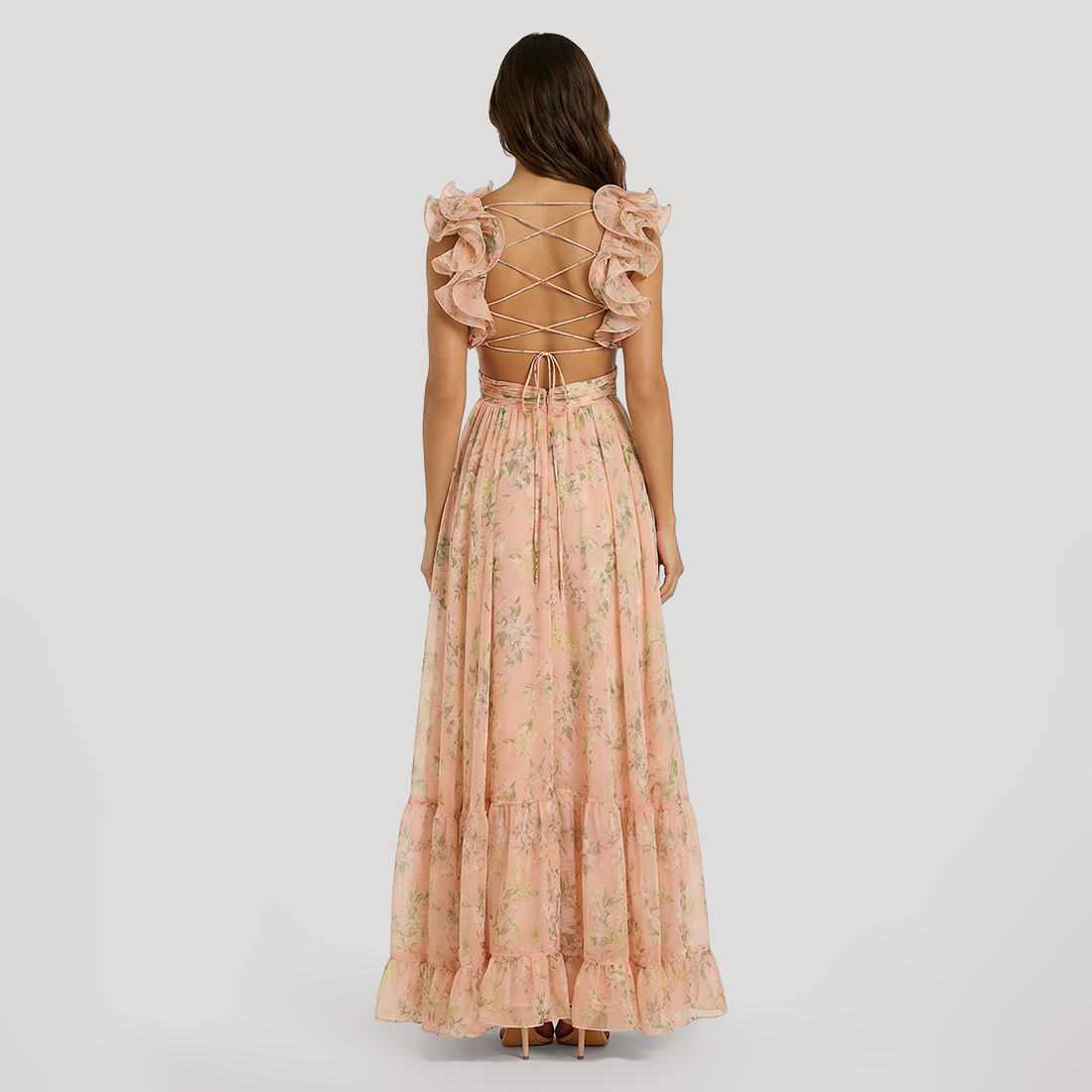 Vacation Maxi A-Line Organza Bohemian Dress - MYTHSIS