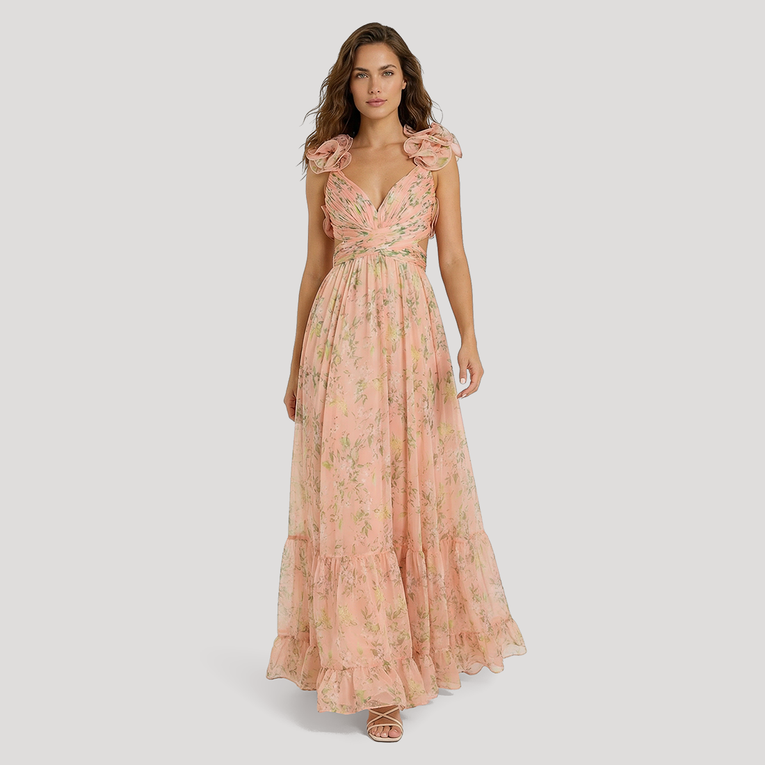 Vacation Maxi A-Line Organza Bohemian Dress - MYTHSIS