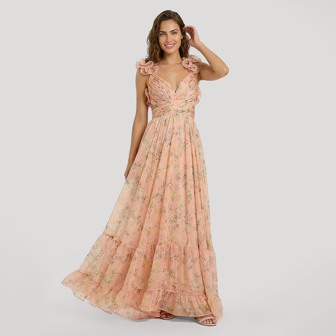 Vacation Maxi A-Line Organza Bohemian Dress - MYTHSIS