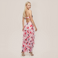 Wedding Guest Maxi A-Line Chiffon Floral Elegant Dress - MYTHSIS