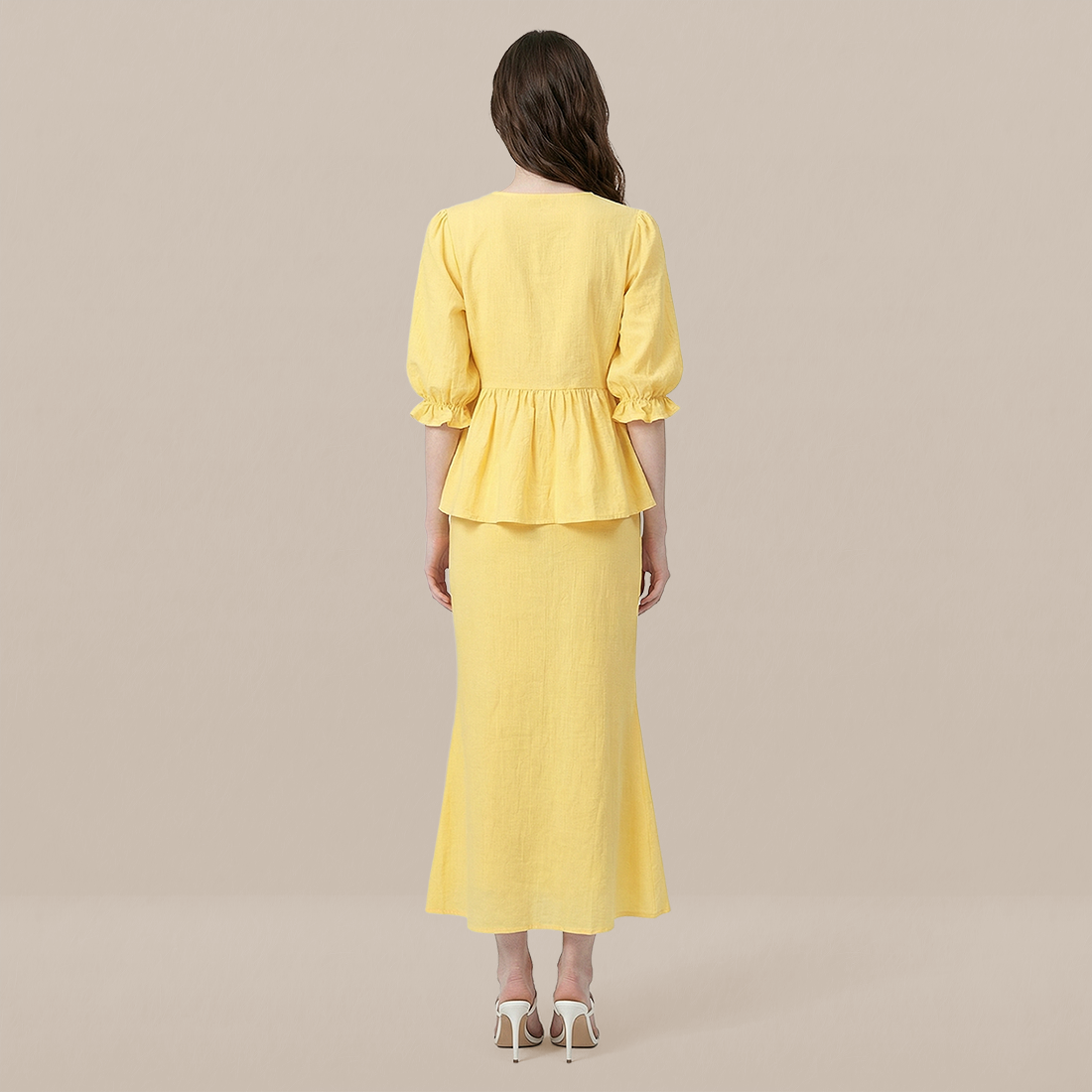 Vacation Boho Linen Two-Piece Set - MYTHSIS