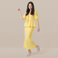 Vacation Boho Linen Two-Piece Set - MYTHSIS
