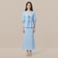 Vacation Boho Linen Two-Piece Set - MYTHSIS