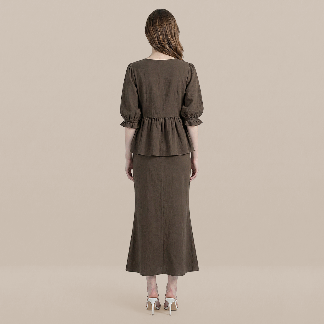 Vacation Boho Linen Two-Piece Set - MYTHSIS