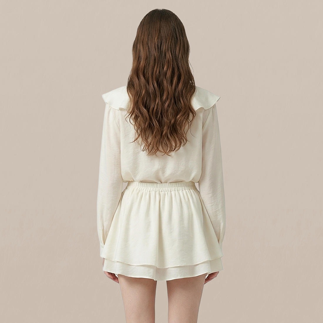 Casual Simple Cotton Two-Piece Set - MYTHSIS