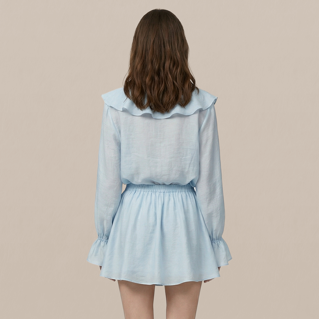Casual Simple Cotton Two-Piece Set - MYTHSIS