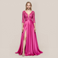 Formal Evening Maxi A-Line Lace Sequin Glam Dress - MYTHSIS