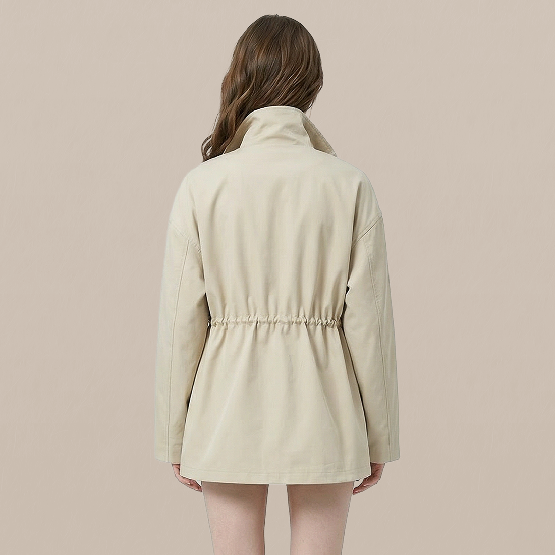 Casual Cotton Minimalist Windbreaker Jacket - MYTHSIS