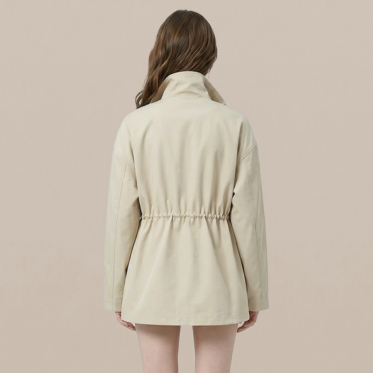 Casual Cotton Minimalist Windbreaker Jacket - MYTHSIS