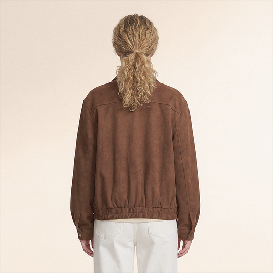 Wholesale Women's Suede-Like Velvet Embroidered Jacket
