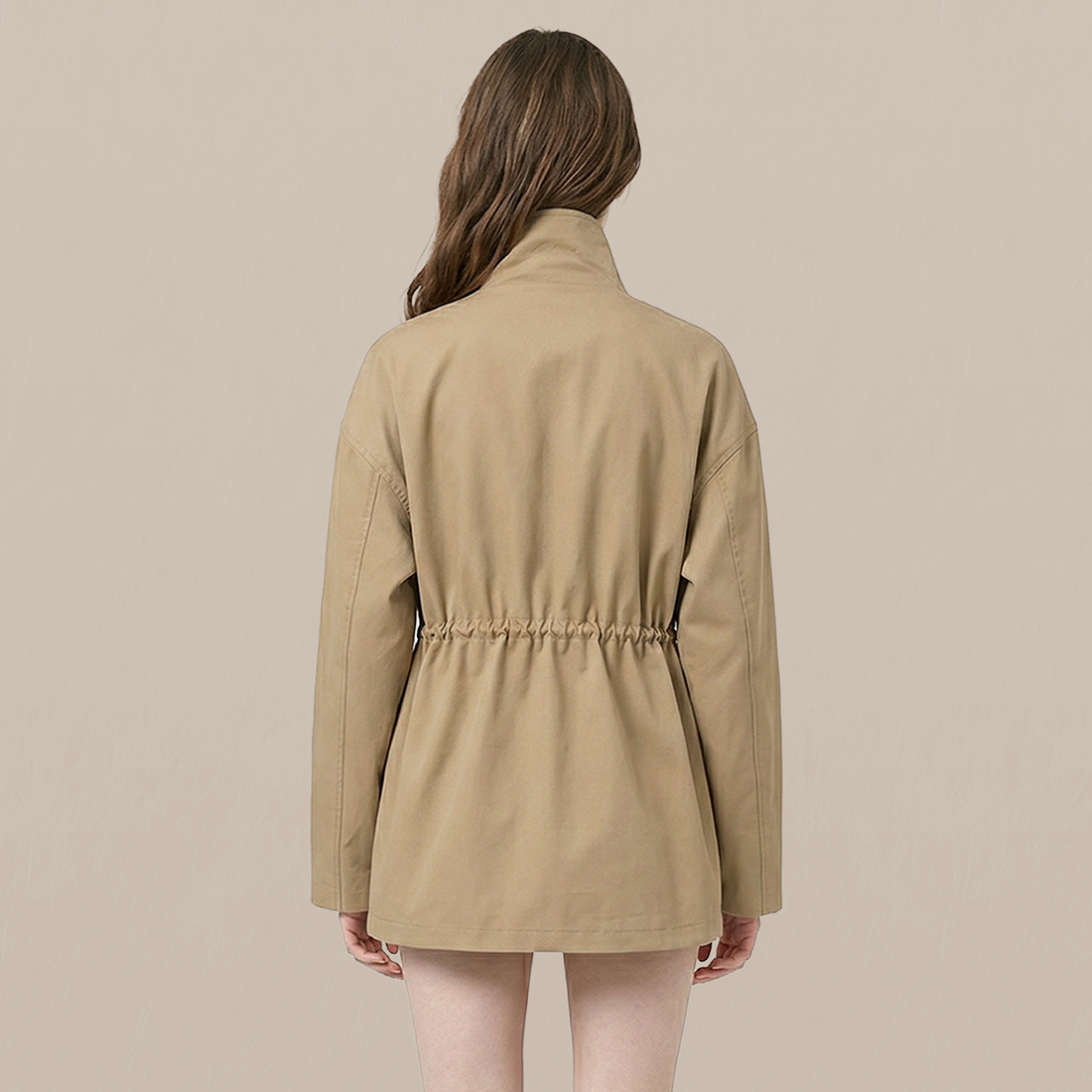 Casual Cotton Minimalist Windbreaker Jacket - MYTHSIS