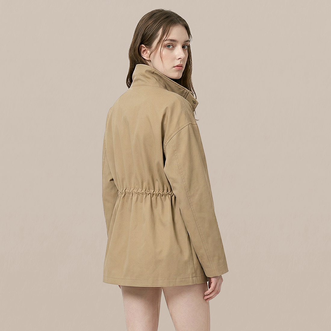 Casual Cotton Minimalist Windbreaker Jacket - MYTHSIS