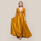 Formal Evening Maxi A-Line Lace Sequin Glam Dress - MYTHSIS