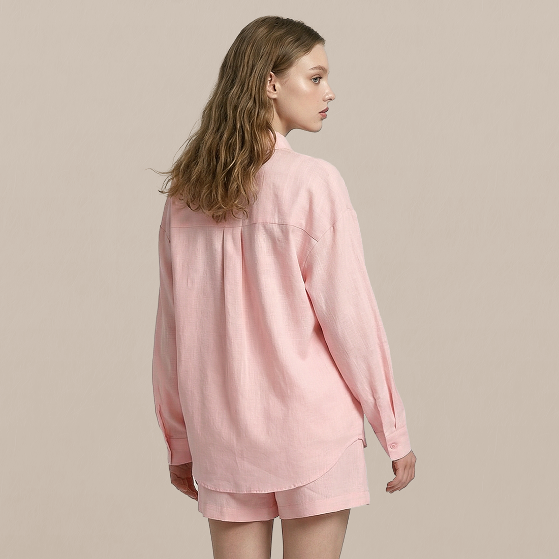 Casual Simple Cotton Two-Piece Set - MYTHSIS