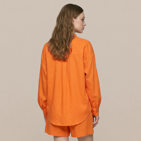 Casual Simple Cotton Two-Piece Set - MYTHSIS