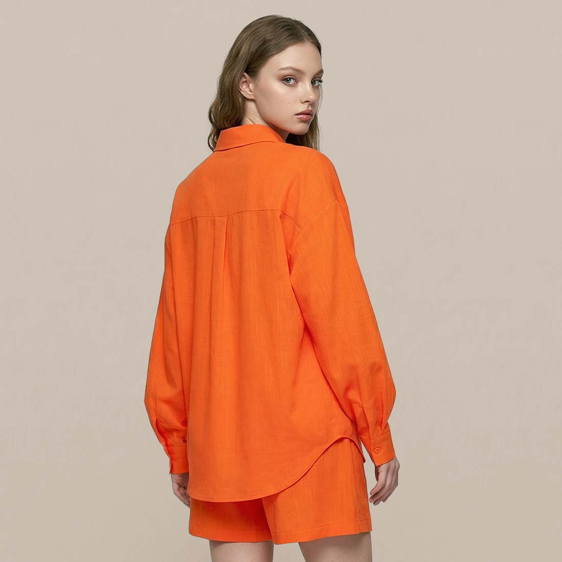 Casual Simple Cotton Two-Piece Set - MYTHSIS