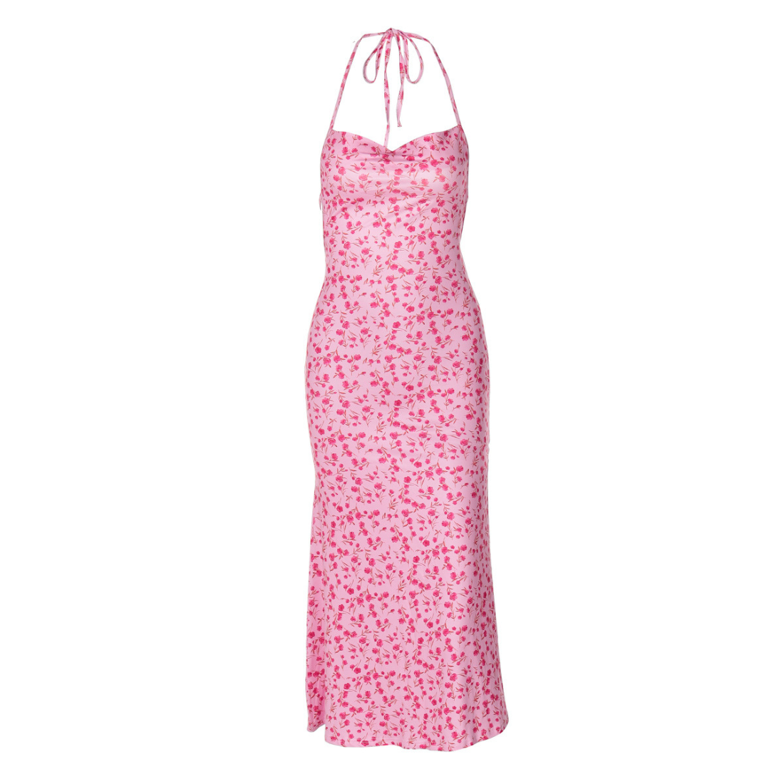 Date Night Midi Slip Dress Chiffon Feminine Dress - MYTHSIS