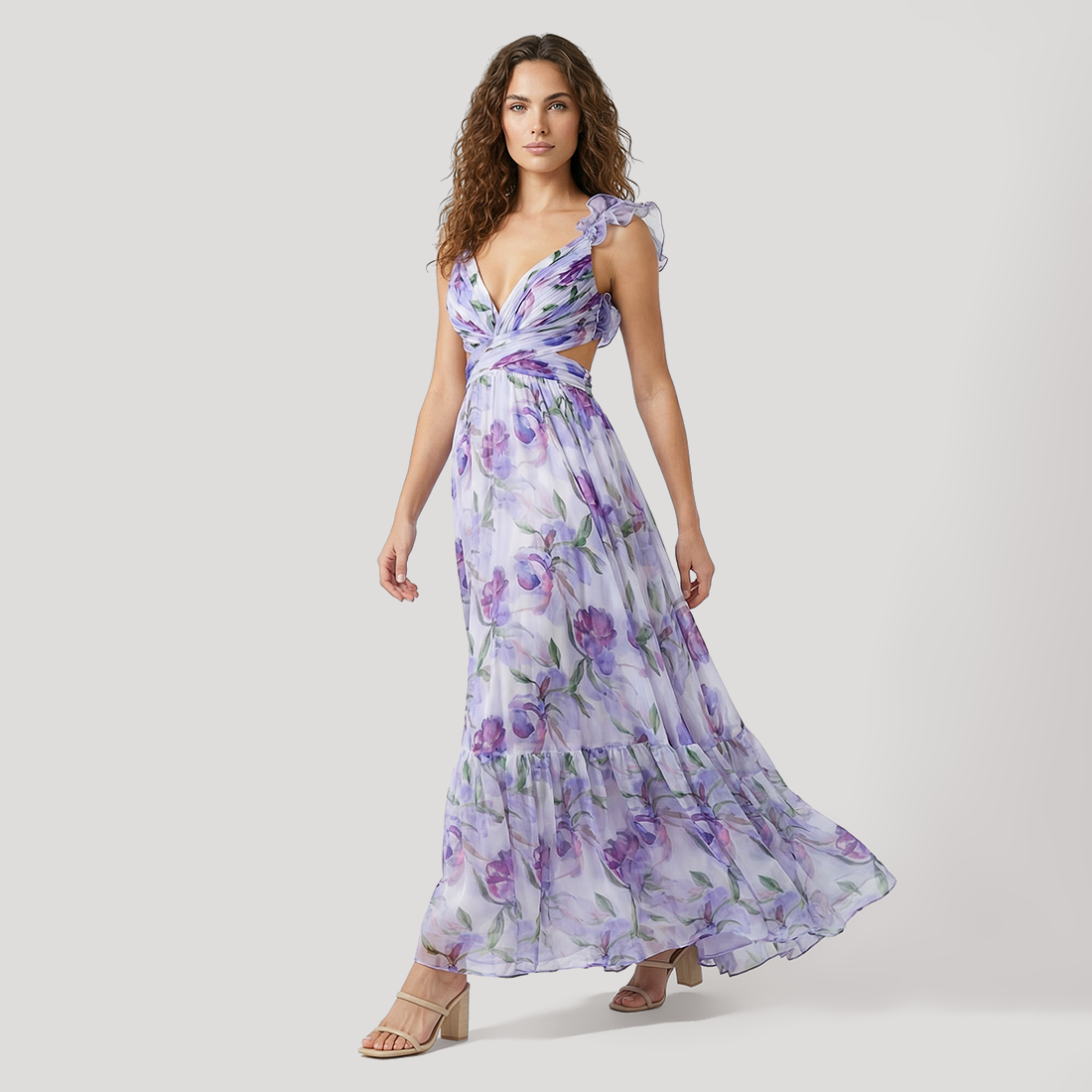 Vacation Maxi A-Line Organza Bohemian Dress - MYTHSIS