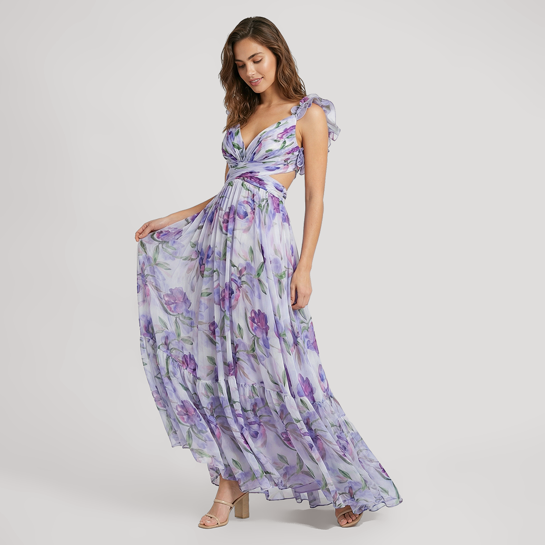 Vacation Maxi A-Line Organza Bohemian Dress - MYTHSIS