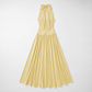 Casual Everyday Maxi A-Line Polyester Chic Halter Neck Solid Sleeveless Dress - Wholesale Dresses Low MOQ - MYTHSIS