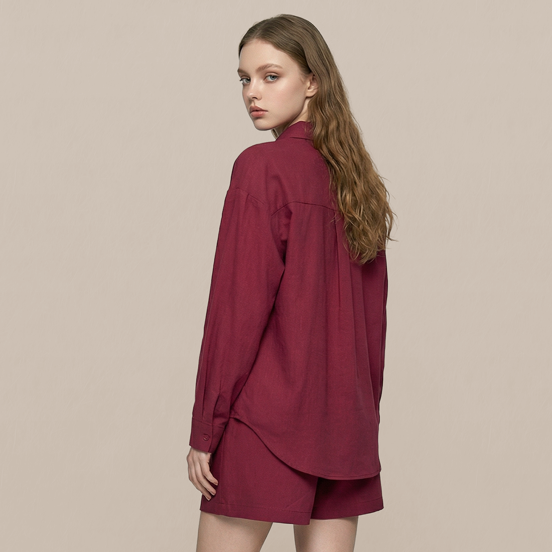 Casual Simple Cotton Two-Piece Set - MYTHSIS