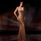 Wholesale Women's Strapless Ruched Fishtail Maxi Evening Dress – XS Women's Clothing