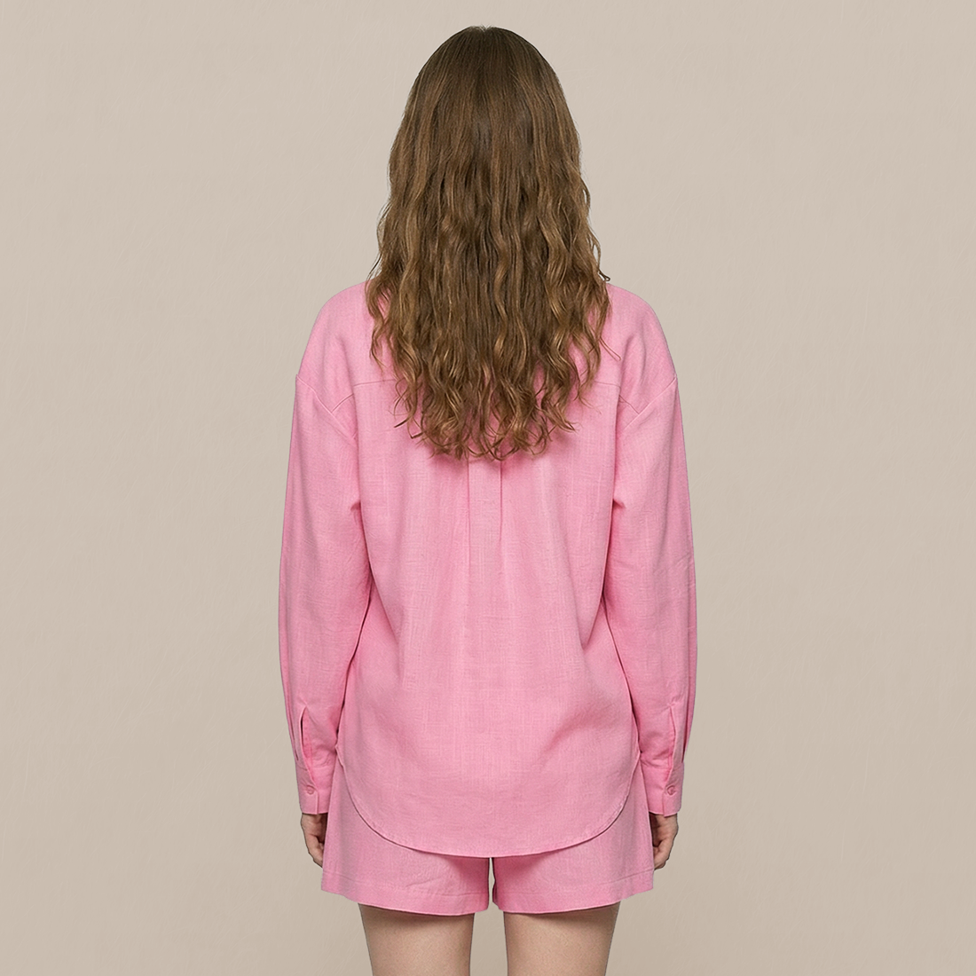 Casual Simple Cotton Two-Piece Set - MYTHSIS