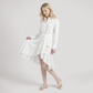 Casual Mini Shirt Dress Cotton Relaxed Dress - MYTHSIS