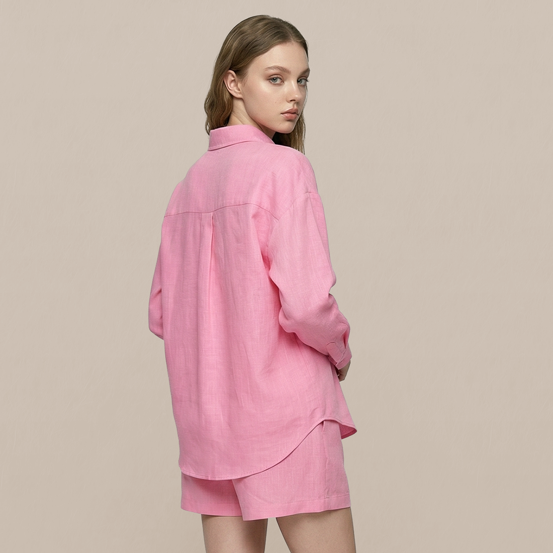 Casual Simple Cotton Two-Piece Set - MYTHSIS