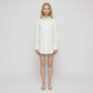 Casual Mini Shirt Dress Cotton Relaxed Dress - MYTHSIS